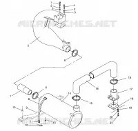 IMPIANTO DI SCARICO SLT 750 B954170 (4930563056B005)