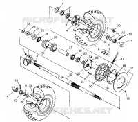 TRAZIONE POSTERIORE XPRESS 300 W969530 and XPRESS 400 W969540 (4935923592C011)