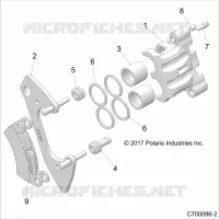 FRENO ANTERIORE CALIPER