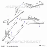 SOSPENSIONE POSTERIORE CONTROL ARMS