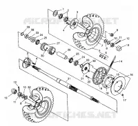 TRAZIONE POSTERIORE Scrambler W967840 (4935823582C005)