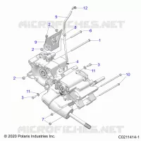 TRASMISSIONE, MAIN GEARCASE MOUNTING