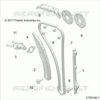 CAM CATENA AND TENSIONER