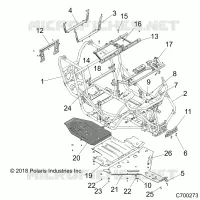 CHASSIS, TELAIO PRINCIPALE AND SKID PLATES