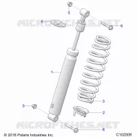 SUSPENSION, SHOCK ANTERIORE