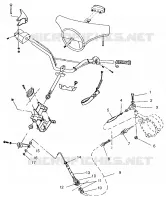 INSIEME DELLO STERZO  SLX 780 B954287 (4933953395A014)