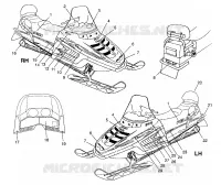 DECALS CLASSIC TOURING 0983365 AND EUROPEAN CLASSIC TOURING E983365 (4942484248A014)