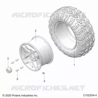 RUOTAS, REAR TIRE