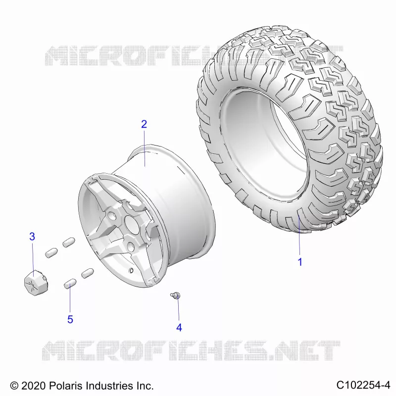 RUOTAS, REAR TIRE