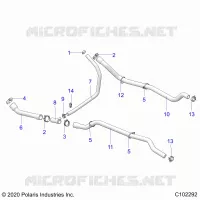 ENGINE, SISTEMA DI RAFFREDDAMENTO, HOSES