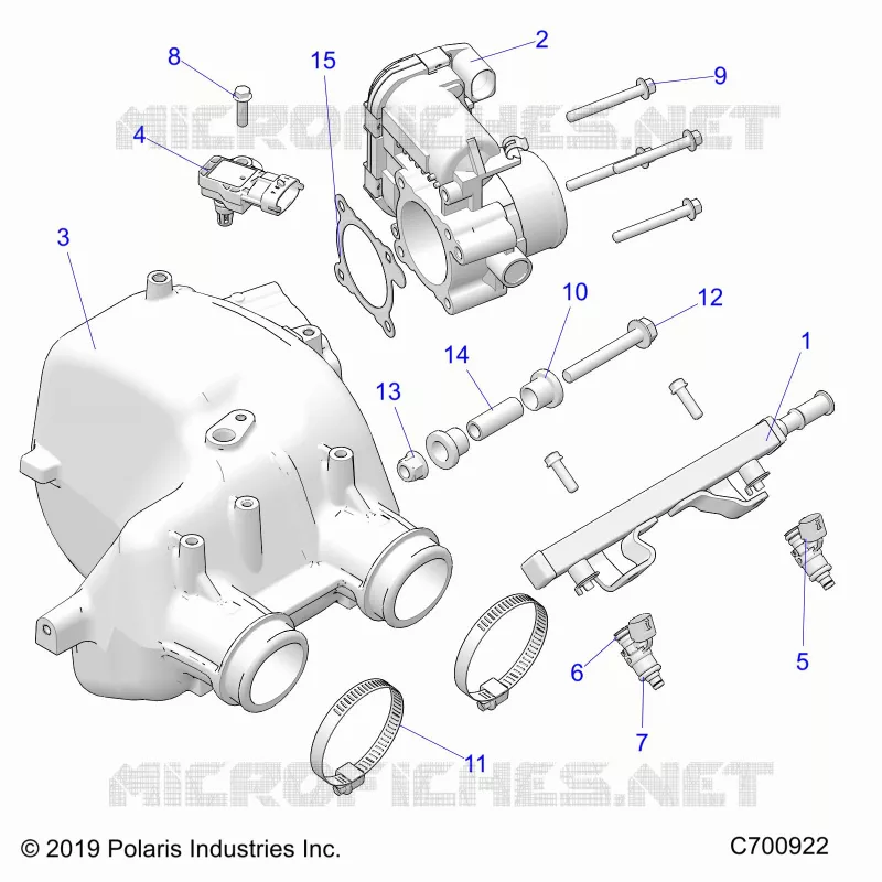 ENGINE, PRESA D'ARIA MANIFOLD