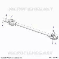 TRASMISSIONE, FRONT PROP SHAFT