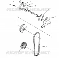 POMPA DELL'ACQUA WIDETRAK LX 0962064 and EUROPEAN WIDETRAK LX E962064 (4931643164C010)