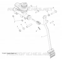 FRENOS, PEDAL and CILINDRO PRINCIPALE MOUNTING