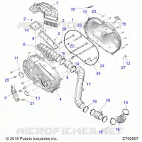 TRASMISSIONE, CLUTCH COVER AND DUCTING