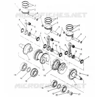 PISTONEEE   ALBERO MOTORE STORM 0950782, STORM SKS 0950582,  EURO STORM E950782 (4929012901C013)