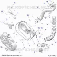 TRASMISSIONE, CLUTCH COVER AND DUCTING
