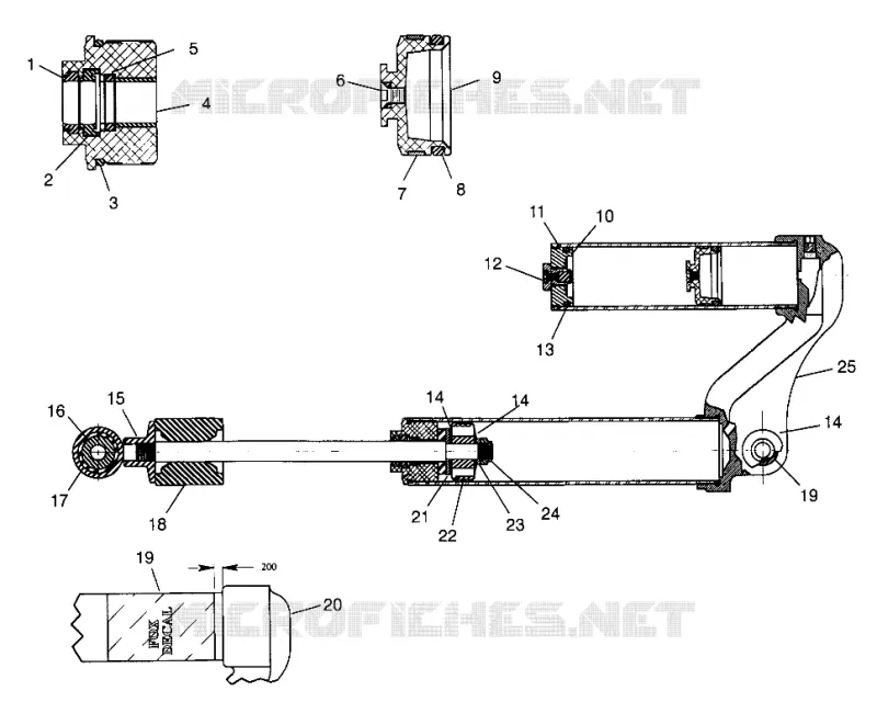 FOX SHOCK, GAS, RESEVOIR SCRAMBLER W967840 (4935823582C11A)