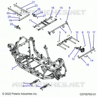 CHASSIS, MAIN FRAME AND SCIARED PLATES
