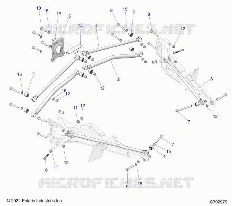 SOSPENSIONE POSTERIORE TRAILING ARMS MOUNTING, PREMIUM