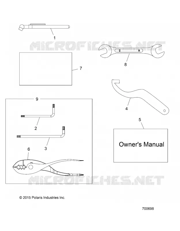 REFERENCES, TOOL KIT AND MANUALE DEL PROPRIETARIOS