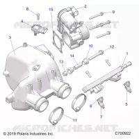 ENGINE, PRESA D'ARIA MANIFOLD
