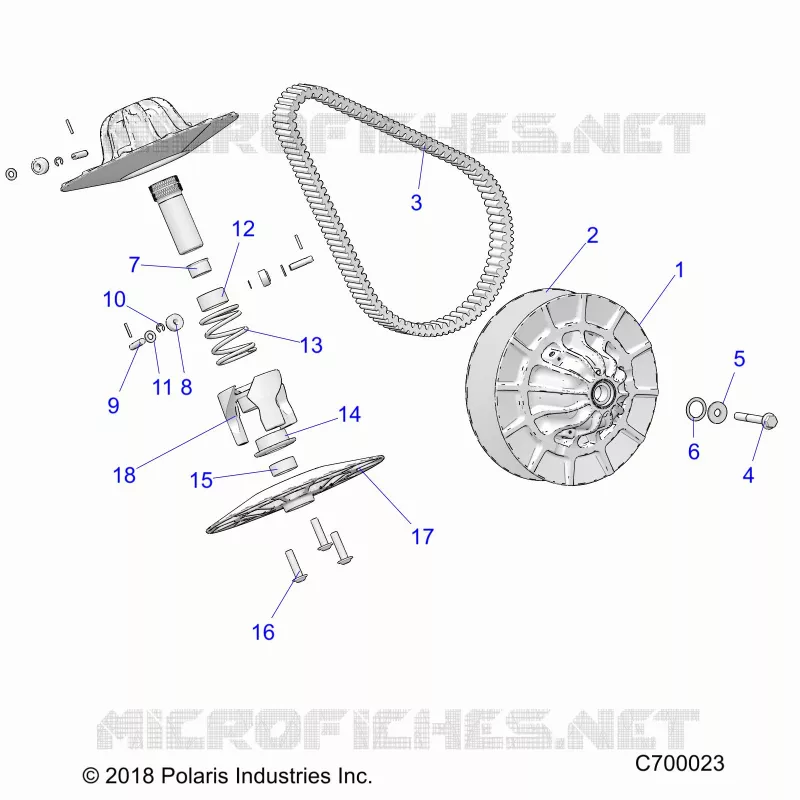 TRASMISSIONE, SECONDARY CLUTCH