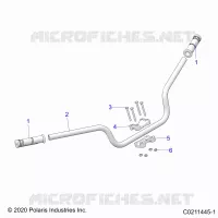 TIMONE, HANDLEBAR- A22SXD95A9 (C0211445-1)