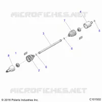 DRIVE TRAIN, DRIVE POSTERIORE ALBERO