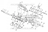 ANTERIORE COPPIA ARM 700 XCR 0985678(A) and EUROPEAN 700 XCR E985678 (4943114311B012)