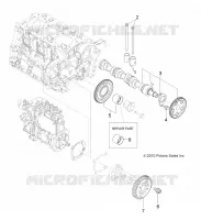 MOTORE, CAMSHAFT and DRIVING GEAR