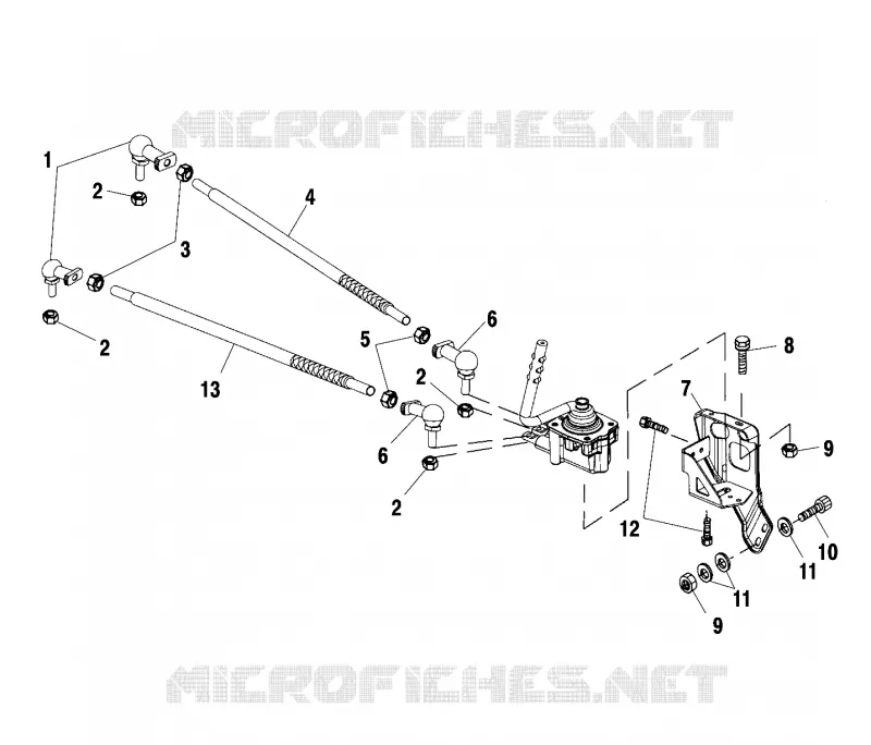 selettore di marcia MOUNTING