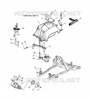 CARBURANTE TANK AND CARBURATORE MOUNTING