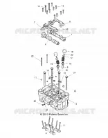 ENGINE, TESTA CILINDRO AND VALVES