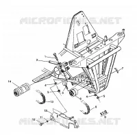 TRANSMISSIONE ANTERIORE MONTAGGIO SPORTSMAN 4X4 / W938039 (4926382638011A)