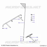 PARAURTI, REAR, FLAG, BEACON, AND PASS HANDLE