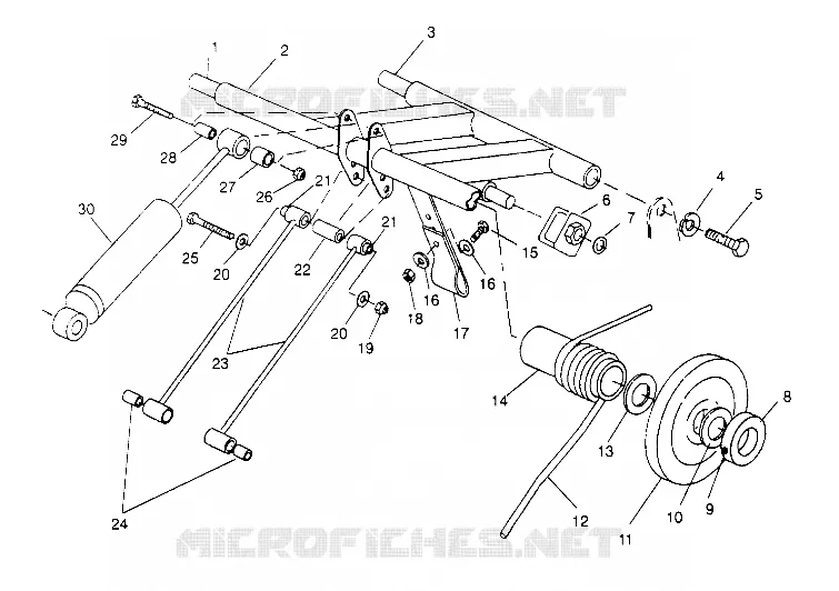 POSTERIORE COPPIA ARM Storm 0950782, Storm SKS 0950582,  Euro Storm E950 (4929012901B014)