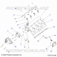 ASPIRAZIONE MANIFOLD, FUEL RAIL
