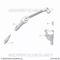 ELETTRICO, IGNITION COIL, WIRE AND SPARK PLUG