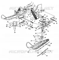SOSPENSIONI ANTERIORI and SCIARE 440 E942760 and 440 SKS E942560 (49273927390011)