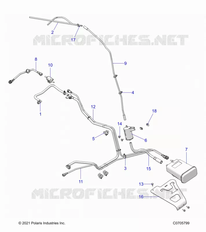 SISTEMA DI ALIMENTAZIONE CARBURANTE, LINES, EVAP