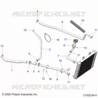 ENGINE, SISTEMA DI RAFFREDDAMENTO, HOSES