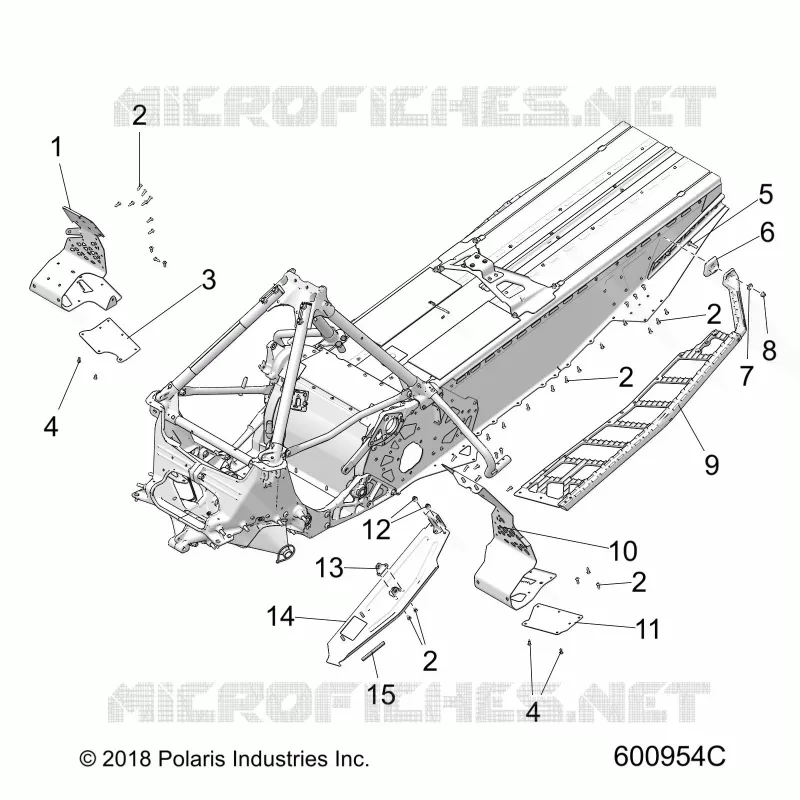 CHASSIS, PROTEZIONE FRIZIONE/FOOTRESTS/RUNNING BOARDS