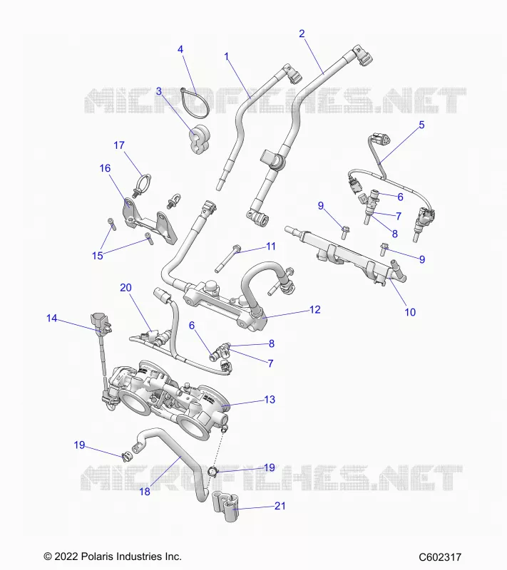 SISTEMA DI ALIMENTAZIONE CARBURANTE, RAIL, LINES AND THROTTLE BODY