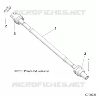 TRASMISSIONE, REAR PROP SHAFT