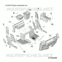 CARROZZERIA INFERIORE ANTERIORE AND ROCKERS