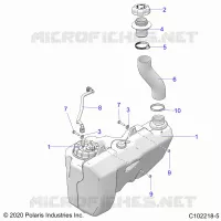 SISTEMA DI ALIMENTAZIONE CARBURANTE, FUEL TANK