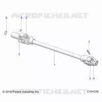 TRASMISSIONE, FRONT PROP SHAFT