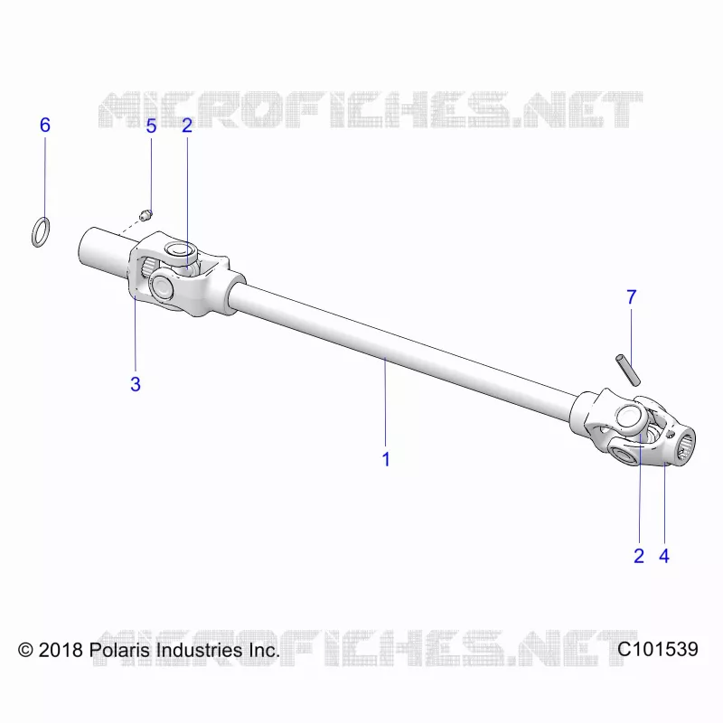 TRASMISSIONE, FRONT PROP SHAFT