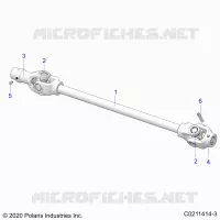 TRASMISSIONE, FRONT PROP SHAFT